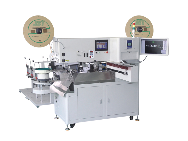 全自動單頭穿膠殼打端子機(jī)