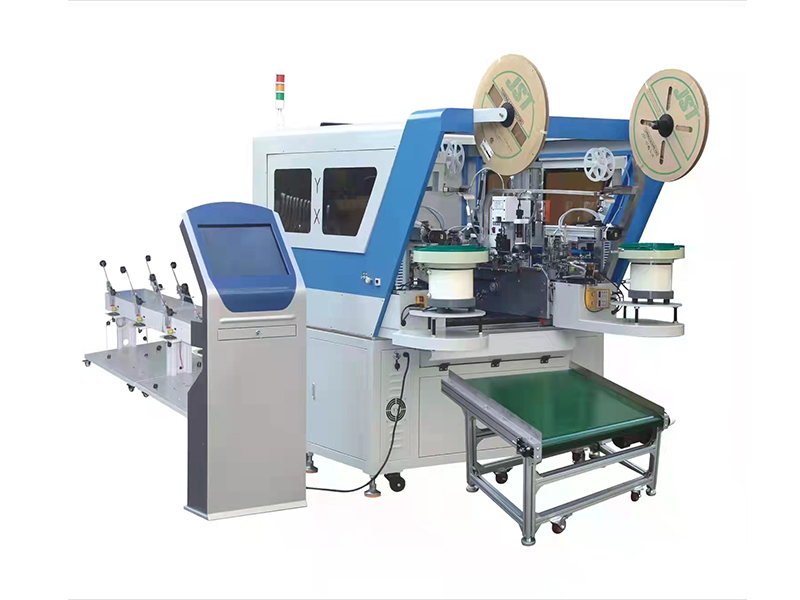 雙打雙穿全自動插膠殼機(jī)